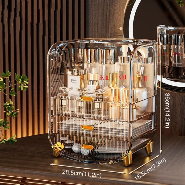 Desktop Transparent Cosmetic Storage Box