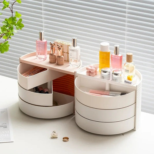 Multifunctional Rotatable Dressing Table Organizer