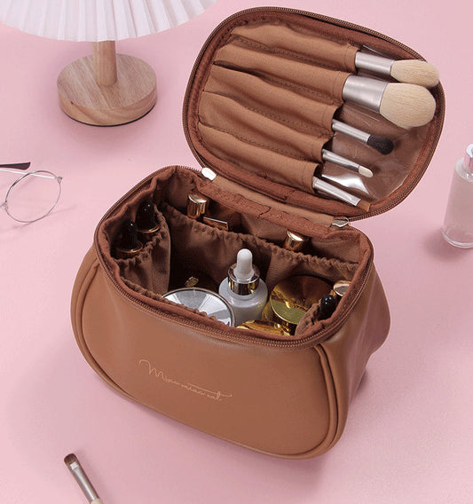 PU Leather Travel Makeup Bag