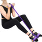 Foot Pedal Resistance Band Elastic Sit-up Pull Rope Yoga Fitness Gym