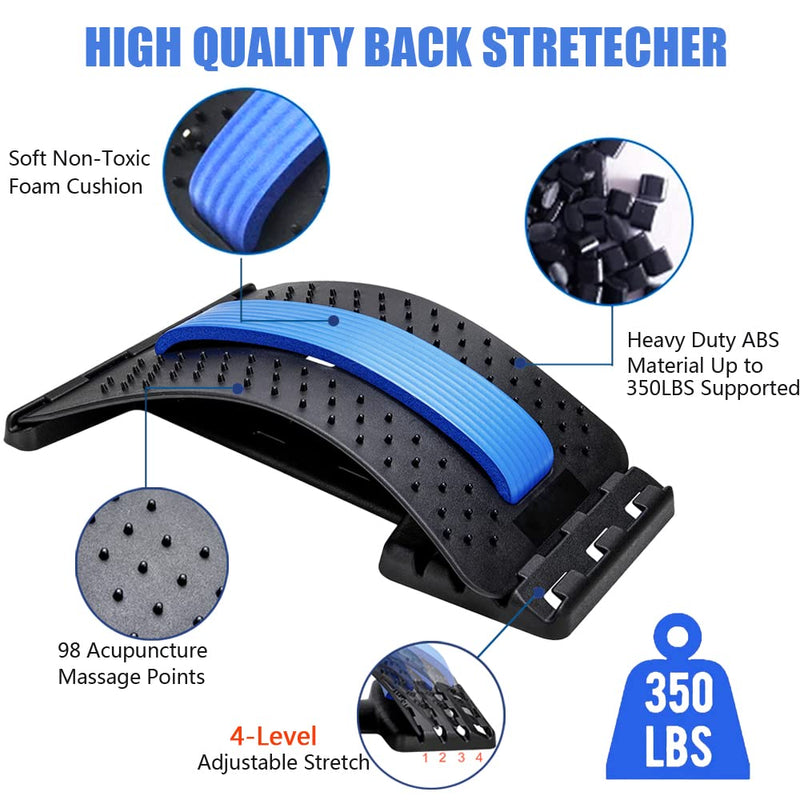 Multi-Level Lumbar Massager: Back Pain Relief & Relaxation