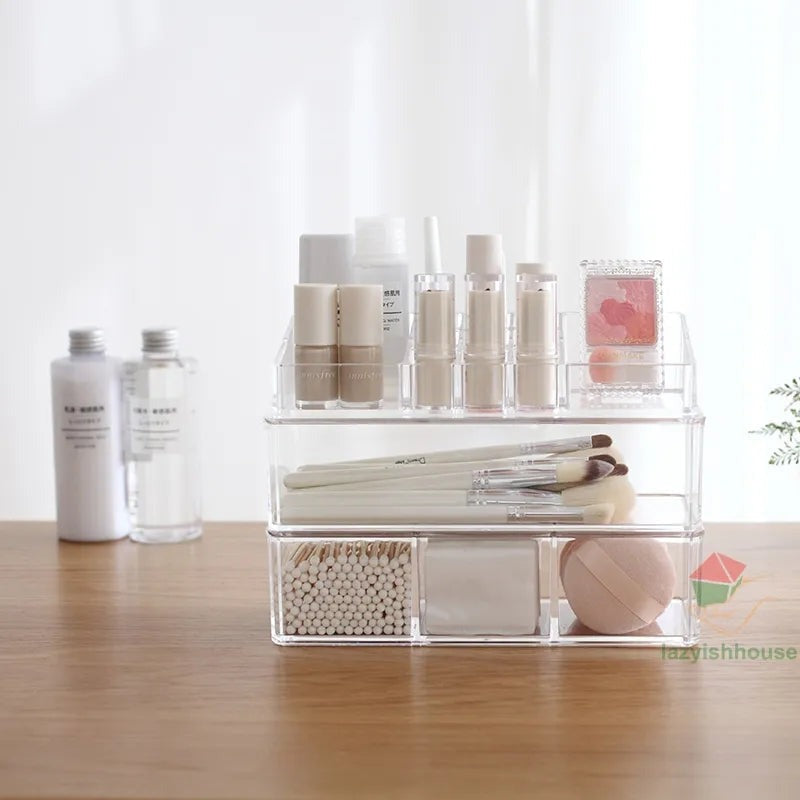 Stackable Cosmetic Divided Organizer