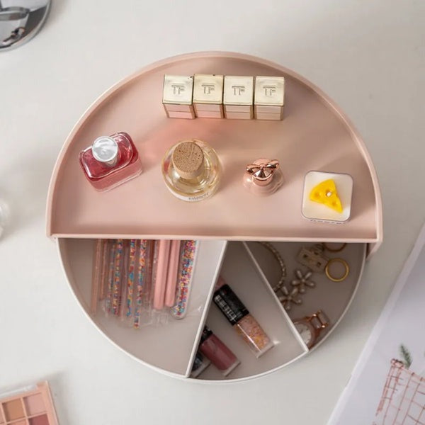 Multifunctional Rotatable Dressing Table Organizer