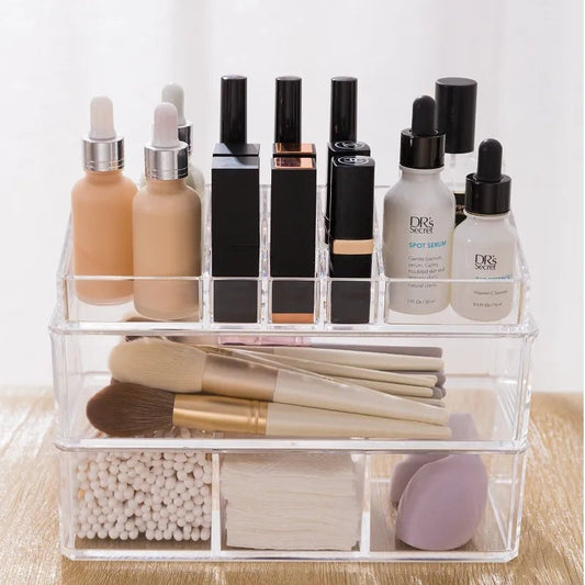 Stackable Cosmetic Divided Organizer